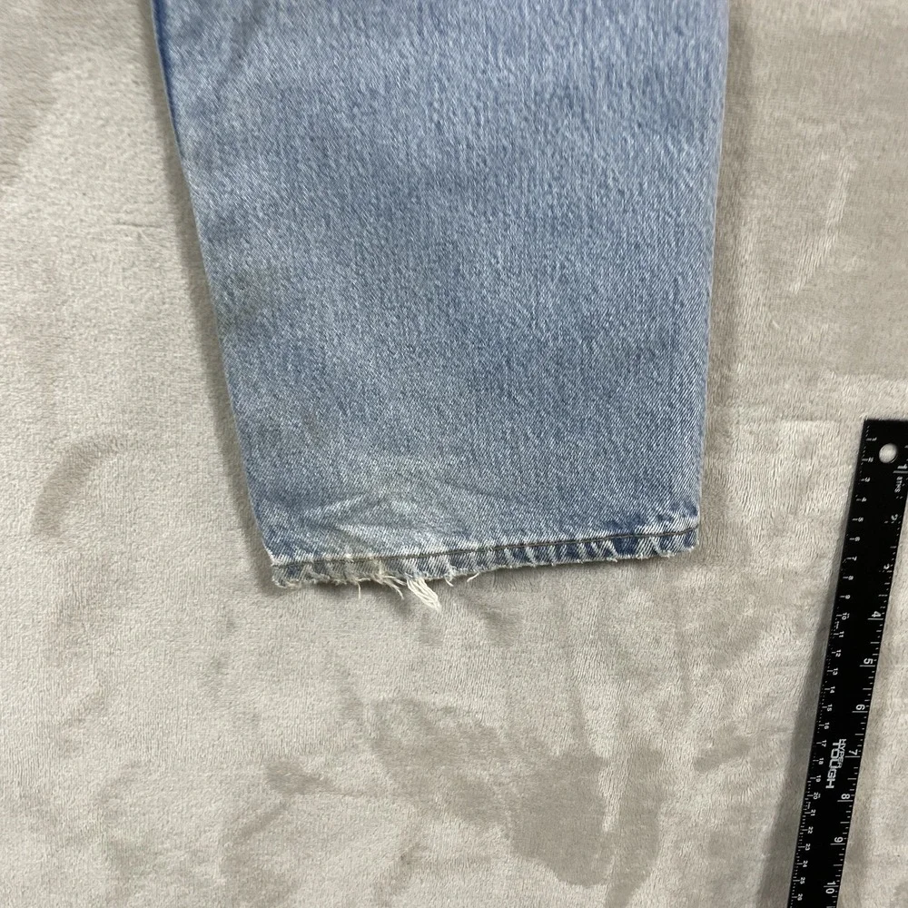 Vtg Levis 501 Jeans Mens 36x32 (fit 34x30) Blue Denim USA Made 90s FLAW READ